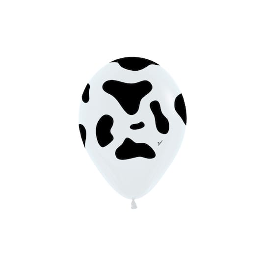 50 Pack: 11" Cow Print Latex Balloon
